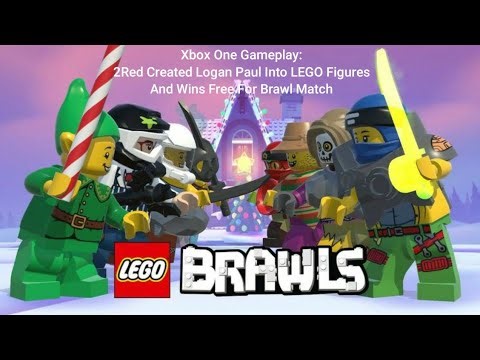 LEGO Brawls: Xbox One Gameplay: 2Red Created Logan Paul Into LEGO Figure And Wins Free For Brawl