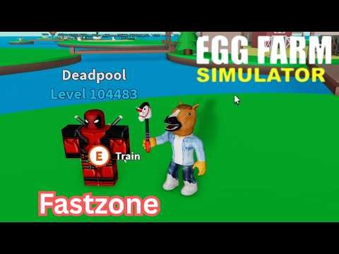 Entering fastzone in Egg Farm Simulator #roblox #eggfarmsimulator