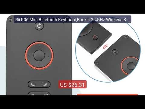 Rii K06 Mini Bluetooth Keyboard,Backlit 2.4GHz Wireless Keyboard w... — Best Deal 2026 | Shop Now!