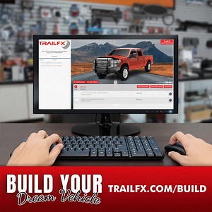 Start your TrailFX journey with the TrailFX Interactive Garage. Simply select your vehicle, choose your accessories, see them on-vehicle, and add to cart. Start building your dream vehicle today! www.TrailFX.com/Build | Trailfx