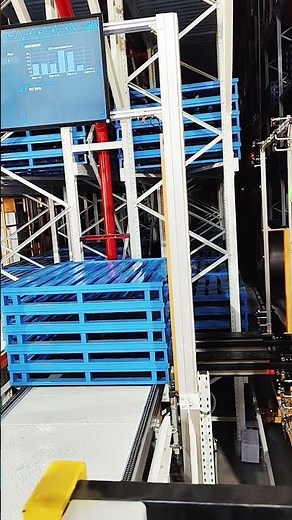 Pallet Handling by Stacker Crane in ASRS