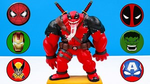 How to make superhero Deadpool mod Venom and spider-man, Hulk, Captain America with Clay