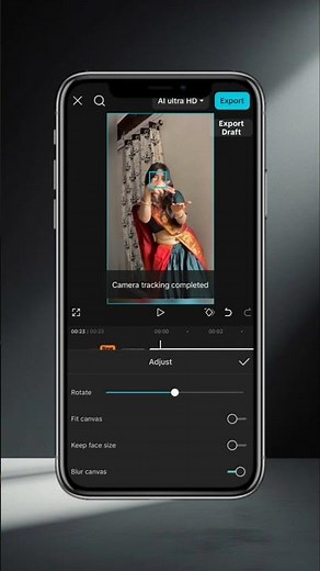 How to Camera Tracking In Capcut |Dance Body Taking Editing Tutorial 🔥😍