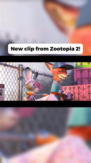 Disney shared a new official clip from Zootopia 2, only in theaters on November 26! 🦊🐰 #DisneyAnimation #Zootopia #Zootopia2 #NickWilde #JudyHopps | Drew the Disney Dude