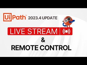 UiPath 2023.4 Update | Live Streaming & Remote Control | Latest Feature in UiPath | Troubleshooting