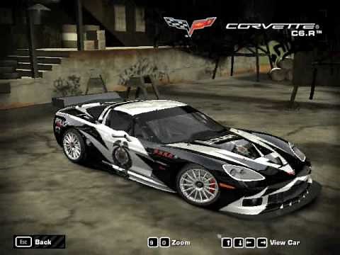 NFSMW - Corvette C6.R Police Car Mod