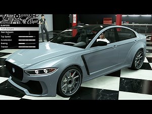 GTA 5 - Past DLC Vehicle Customization - Ocelot Jugular (Jaguar XE SV Project 8)
