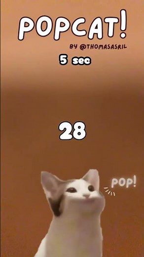 Pop cat #cat #funny #memes