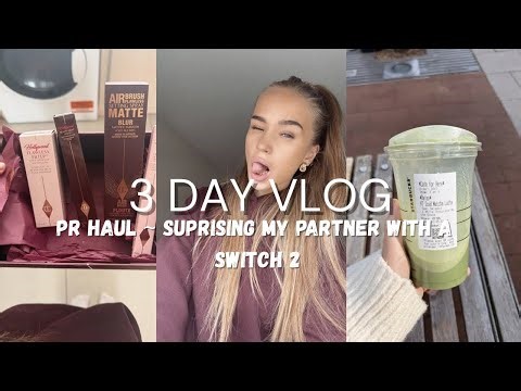 SUPRISING My Partner With A Switch 2! | 3 DAY VLOG