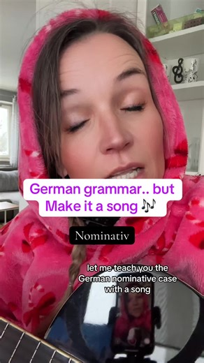 A tiny song to help you remember the German nominative case. Nominative= WER oder WAS? Perfect for beginners learning German grammar. #deutschegrammatik #learngerman #grammar #nominativ #learngermanwithtiktok