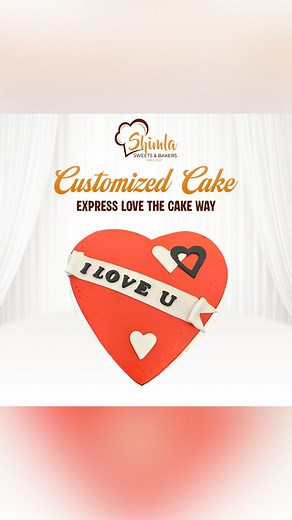 ✨ Make Every Celebration Uniquely Yours! 🎂 At Shimla Sweets & Bakers, we bring your sweetest ideas to life with fully customized cakes made just the way you want! 💖 #ShimlaSweetsAndBakers #CustomizedCakes #DesignerCakes #CakeLovers #SweetCreations #YourCakeYourStyle #CakeArt #BirthdayCakes #WeddingCakes #CelebrateWithShimla #SweetMemories #CakePerfection #BakeryLove | Shimla Sweets & Bakers