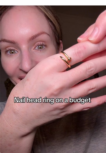 Stylish Nail Head Ring on a Budget