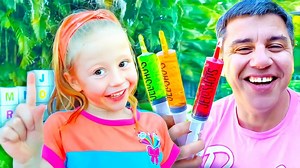 1.8M views · 28K reactions | Nastya and Dad open boxes with surprises to learn the alphabet | Diana Love 4U | Facebook