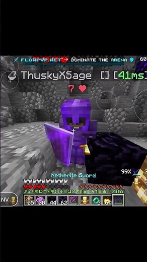 1v1 I am cpvp ni new player support me🥹 #minecraft