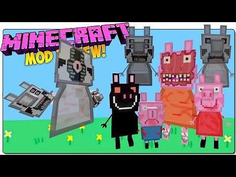 PEPPA PIG MOD MINECRAFT 1.8 SPANISH | New Bosses, Creepypastas and Cannibal Peppa | MINECRAFT MODS