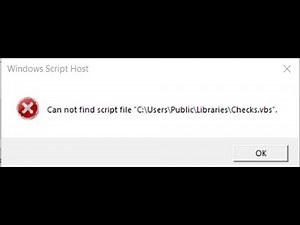 Como solucionar no se puede encontrar el archivo de script en Windows 10/11 [Tutorial]