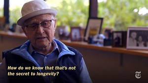 93-year-old Norman Lear, the creator “All in the Family” and other popular sitcoms, sometimes dances alone and nude in front of a mirror, “dissatisfied but amused.” That’s his secret to longevity. What’s yours? Watch the full film: http://nyti.ms/29mBc47 | The New York Times Opinion Section