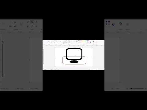 How to draw a computer in MS Paint
