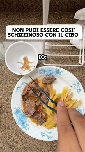 Quando devo mangiare qualcosa faccio sempre Così