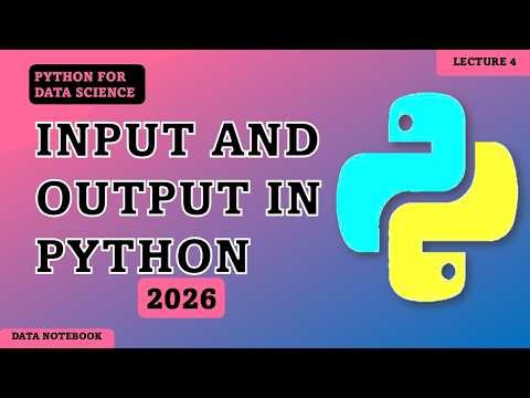 Input And Output In Python | Basics To Advanced