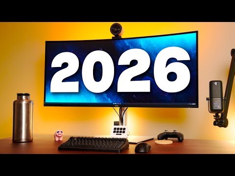 My Clean and Minimal 2026 Desk Setup!