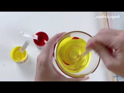 How to Mix Speedball Fabric Ink Primary Colors to Make 18 New Colors