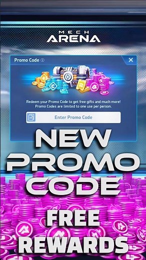 🎁 NEW Promo Codes! Winter Special ❄️ - Mech Arena #mecharena #promocodes #shorts