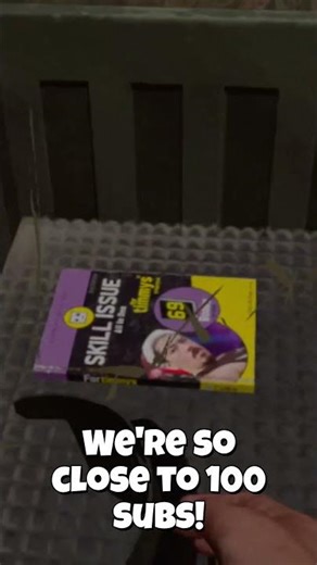 We're so close to 100 subs! Would be a shame to stop here...