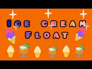 Making Ice Cream Float With Sprite | Sprite And Vanilla Ice Cream Float