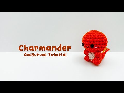Tiny Charmander Amigurumi Crochet Tutorial | Step by Step | FREE PATTERN