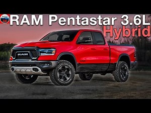 2023 RAM 3.6-liter Pentastar V-6 engine with eTorque mild-hybrid system - PREMIERE