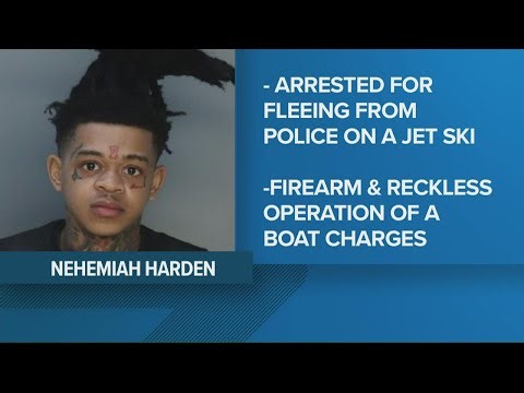 Rapper SpotemGottem arrested trying to flee Miami police on jet ski