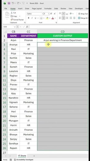 Most Asked Excel Interview Questions 2026 ✅ #excel #exceltips #tamil #exceltricks #dataanalysis