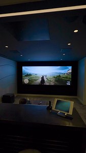 “Turning into a bad day for you mister.” 🤣 RDR2 is insane @rockstargames knows how to make an immersive game! Here is the @triphasetech custom AV design showroom resides this gorgeous 151” Just Video Walls MicroLED display with an absolutely jaw dropping full atmos surround sound hidden home theater setup. First of all, RDR2 on the sound system here is bonkers. Second, RDR2 on our video wall here is doubly bonkers. You have to replay the whole game to get the experience. We are hitting 1.5 x th