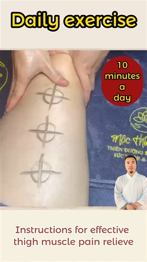 7.3K views · 60 reactions | Instructions for effective thigh muscle pain relie for 10 minutes a day | Dr. Evan Wong | Facebook