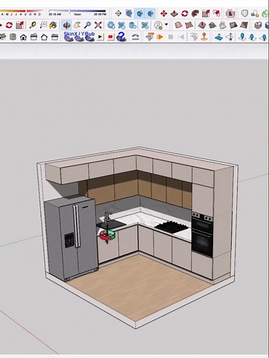 Create a Modern Kitchen Using SketchUp: A Guide