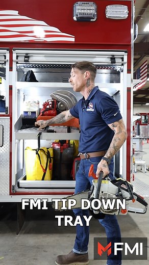7.2K views · 92 reactions | FMI Tip Down Tray #firefighting #equipmentstorage #firetruck | FMI | Facebook