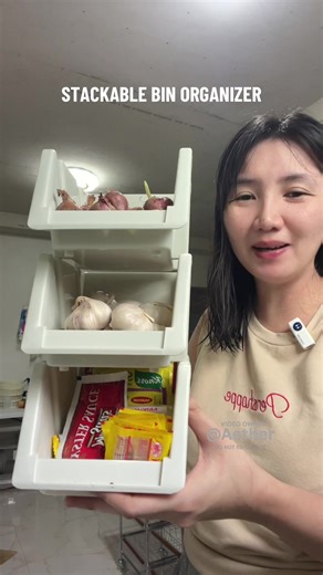 Efficient Stackable Bin Organizer for Your Kitchen