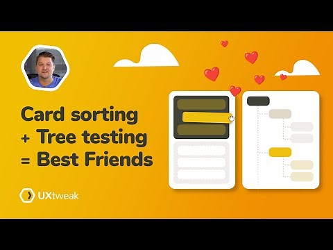 Card Sorting + Tree Testing = Best friends