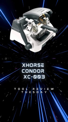 LOCKSMITH KEYLESS on Instagram: "STOP WASTING BLANKS! 💸 Meet the Xhorse Condor XC-003, the mechanical cutter that delivers perfection every time. Welcome back to our weekly tool review! This week, we're cutting into the mechanics of the Xhorse Condor XC-003. This machine is built for locksmiths who demand speed, consistency, and zero-tolerance accuracy on mechanical keys. It’s purpose-built for traditional keys, giving you focused performance where you need it most. 🛠️ Tap the link in our bio