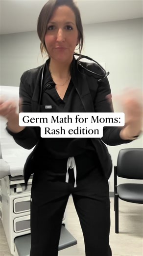GERM MATH (rash daycare edition) ‼️Hand foot mouth: Fever gone kid feels okay = can return ➡️ Virus spreads before after symptoms ➡️ Stool shedding lasts weeks ➡️ Typically we say until lesions crust (5ish days) but spread is bound to happen even after ➡️ Handwashing > isolation ‼️ Impetigo (staph): ➡️ Antibiotics started 24 hours passed = not contagious ➡️ Untreated = can spread for weeks ➡️ Stay home until 24h of treatment ‼️ Strep Rash (Scarlet Fever) ➡️ Antibiotics started 24 hours passed = 