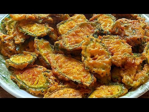 Crispy Karela Chips | Bitter Gourd Fry Recipe | Karela Fry