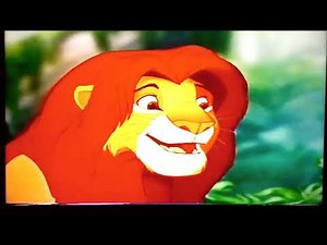 The Lion King: Nala Chasing Pumbaa (1994) (VHS Capture)