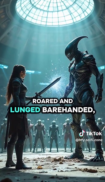 She Shattered the Alien Champion's Blade — Then Sat Beside Him Until He Woke Up | Epic HFY & Sci-fi Short story #scifi #hfystories #scifibooks #Booktok #fanfiction