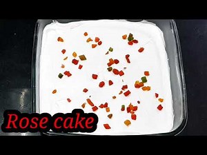 How to bake delicious rose cake