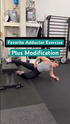 Great exercise for strong adductors! #physio #stronghips #adductors