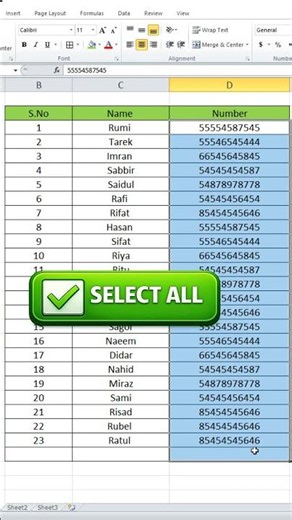 🔥 Excel Tricks & Tips That Will SAVE You Hours! | Excel Shorts #excel #exceltips