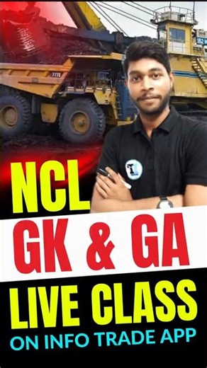 NCL GK LIVE CLASS | NCL Recruitment 2026 | NCL Assistant Foreman Mechanical & Electrical