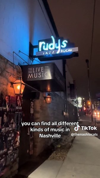 Nashville has WAY more than country music! This cozy little jazz club is a local fav! #thingstodoinnashville #rudysjazzroom #nashville