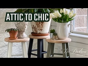 How I Saved These Forgotten Bar Stools From The Attic